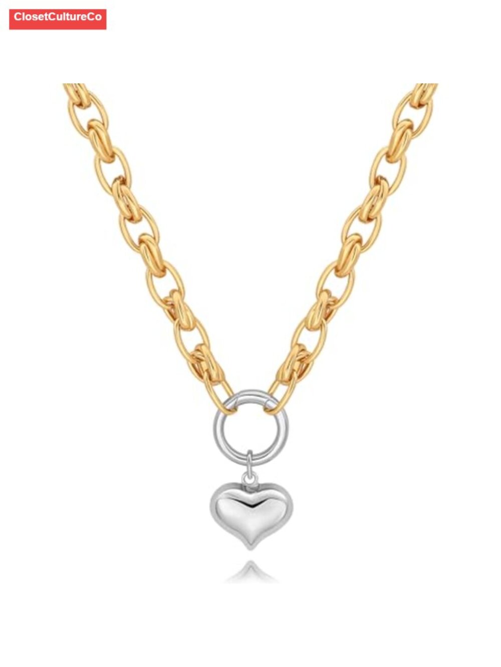18K Gold Plated Coin Pendant Necklace Dainty Layered Chain Women Jewelry